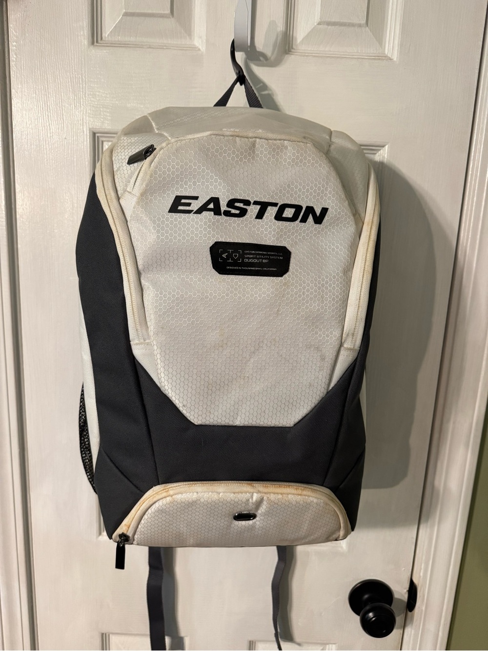 Easton Black and White Men's Baseball Backpack